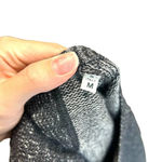 Maison Martin Margiela Charcoal Gray Drape Front Wool Sweater Dress Size‎ Medium Photo 7