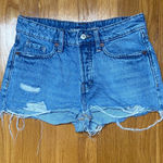 Old Navy  O.G. Straight High Rise Denim Shorts Photo 0