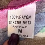 Karlie NEW Pink Floral Polka Dot Button Up Top Size M Photo 5