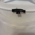 PaperMoon White waffle knit crop Photo 2