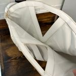 White Woven Purse Photo 4
