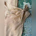 Vintage Max Studio nude silk sheath midi dress, size medium Tan Photo 12