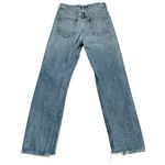 AGOLDE Jeans Womens 23 Blue 90s Loose Fit Distressed Button Fly Organic Cotton Photo 1