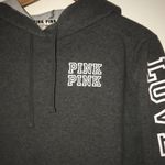PINK - Victoria's Secret - Victoria Secret Pink Grey Logo Hoodie XS/S Photo 1
