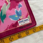 Pink abstract floral print bandana 0706 Photo 3