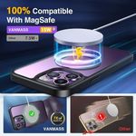 BLACK iPhone 14 Pro Max Phone Case MagSafe Shockproof Case for iPhone 14 PRO MAX Photo 3