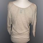 Cache  glittery knit sweater blouse size XS Photo 1