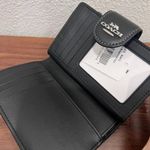 Coach Medium Corner Zip Wallet In Signature Canvas With Rose Print cl675 Photo 5