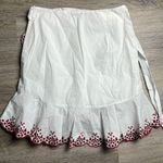 Rebecca Minkoff Alice Perforated Pattern A-Line Layered Skirt Photo 7