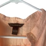 Bit & Bridle  Women's Size Large Peach Sheer‎ Western Sleeveless Top Photo 3