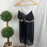 Linea Donatella  Black Contour Cup Short Sleep Dress 1X Photo 1