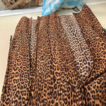 Revolve Vix Y2K sexy boho festival viscose animal print slip maxi dress small Photo 4