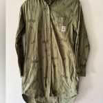 Vintage Dog Dept Santa Monica Button Down Green Size M Photo 0