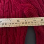st. john's bay St John’s Bay Red Cable Knit Sweater Photo 4