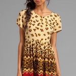 MINKPINK leopard cheetah swing babydoll dress Photo 0
