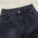 Nasty Gal  Faded Black Jeans High Waist Destroyed 14 Photo 2