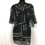 A pea in the pod  embellished tunic sheer blouse s Photo 3