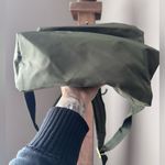 Obey Laroche Army Green Backpack w/Gold Tone Hardware EUC Photo 10