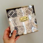 Vintage Louise Verschueren Ivory Lace Embroidered Handkerchief White Photo 4