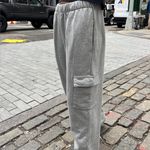 Brandy Melville Anastasia Cargo Sweatpants Gray Photo 2