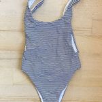 Aerie  stripe deep low back one piece NEW Photo 0
