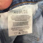 AGOLDE Blue Distressed Nico High Rise Jeans Sz 26 Photo 6