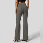 Halara Gray Flex SculptKnit High Waisted Pocket Work Pants Photo 1