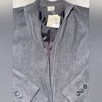 White Stag Vintage  Gray Textured Blazer Photo 5