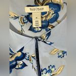 White House | Black Market  Carolina Blue Floral Dress Women’s Balloon Sleeve Sz M Photo 8
