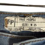 Free People  Low Rise Stretch Denim Blue Light Wash Skinny Jeans Size 25 Photo 3