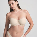 SKIMS New  Fit Everybody Strapless Bra in Sand size 32B Photo 0