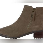 Blondo  Brown Tan Suede Leather Waterproof Fall Winter Rain Boots Heels Booties  Photo 3