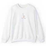 Silly Goose Sweatshirt White Size M Photo 0