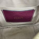 J.Crew Signet Pebble Leather Crossbody Camera Bag Burgundy Red Photo 9
