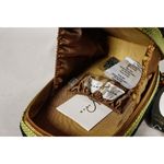 Mary Frances Chatterbox Bird Parrot Green Special Beaded Bag Handbag Purse NEW! Black Photo 8