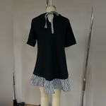 After Market  Gingham Plaid Tunic M Photo 4