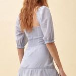 Reformation Paxton Mini Dress - Mineral Photo 3