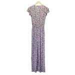 1. State  Riviera Floral Flutter Sleeve Wide Leg Jumpsuit in Black Pink Size XS Photo 3