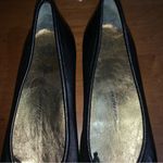 Juicy Couture Retro  Pam Gela Black Leather Slip On Espadrille Flats Women’s 7.5M Photo 3