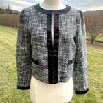 Charlotte Russe Gray & Black Tweed Heirloom Blazer Photo 0
