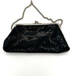 Kenneth Cole Y2K  Reaction Black Textured Clutch w/  removable Silver Chain Strap Photo 2