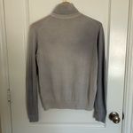 Uniqlo Sweater Women's Gray Tie Dye 100% Wool Lightweight Turtleneck Medium Photo 3
