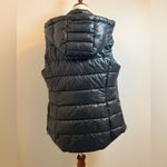 Weatherproof  Women's Shiny Black Hooded Vest‎ Size Small Photo 9