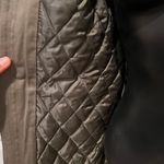 Raccoon Fur Flare Sleeve Parka Coat Jacket Winter Coat trench Green Size M Photo 9