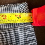 Geoffrey Beene  Sport Stretch Crop Low Rise Black/White Houndstooth Print Sz 12S. Photo 12