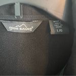 Eddie Bauer  Black Shaded Crosshatch Softshell Zip Up Jacket Large Photo 5