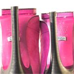 Vintage Buffalo London Pink suede platform booties 7 Photo 9