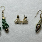 Christmas Earrings‎ Green Photo 0