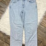Paige  Noella jive distressed high rise straight cropped jeans Photo 2