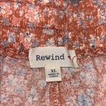 Rewind  Rust and Light Blue Floral Shorts size XL Photo 1